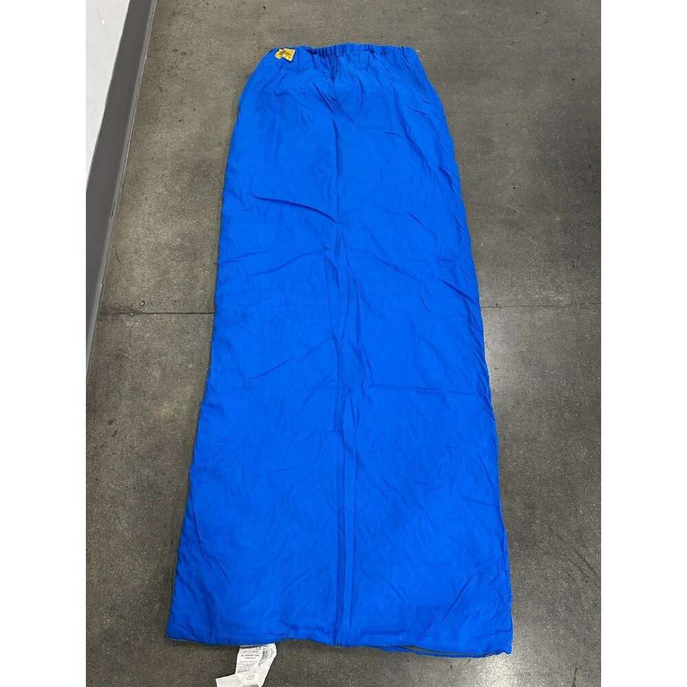 Vintage Kelty Sleeping Bag Made in USA Blue Exterior Grey Interior